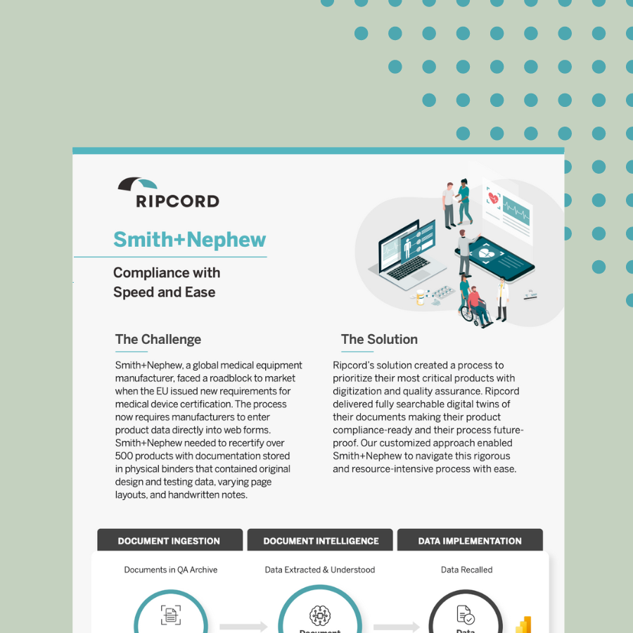 Smith+Nephew Case Study - Ripcord